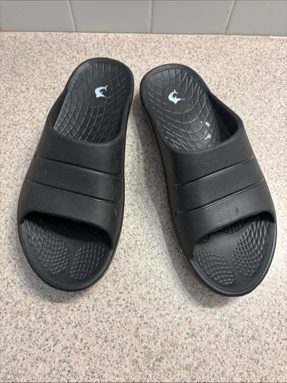 Reef Men's Black Slip-On Slide Sandals